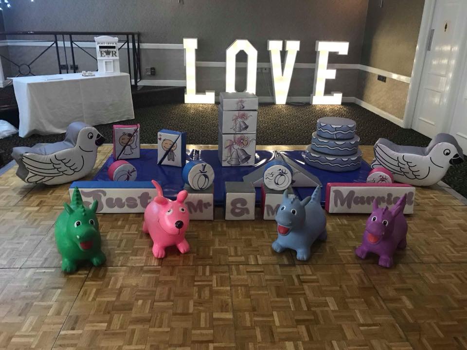 This image shows one of our fantastic soft play set ups in Frodsham, Cheshire. Soft play hire in Frodsham